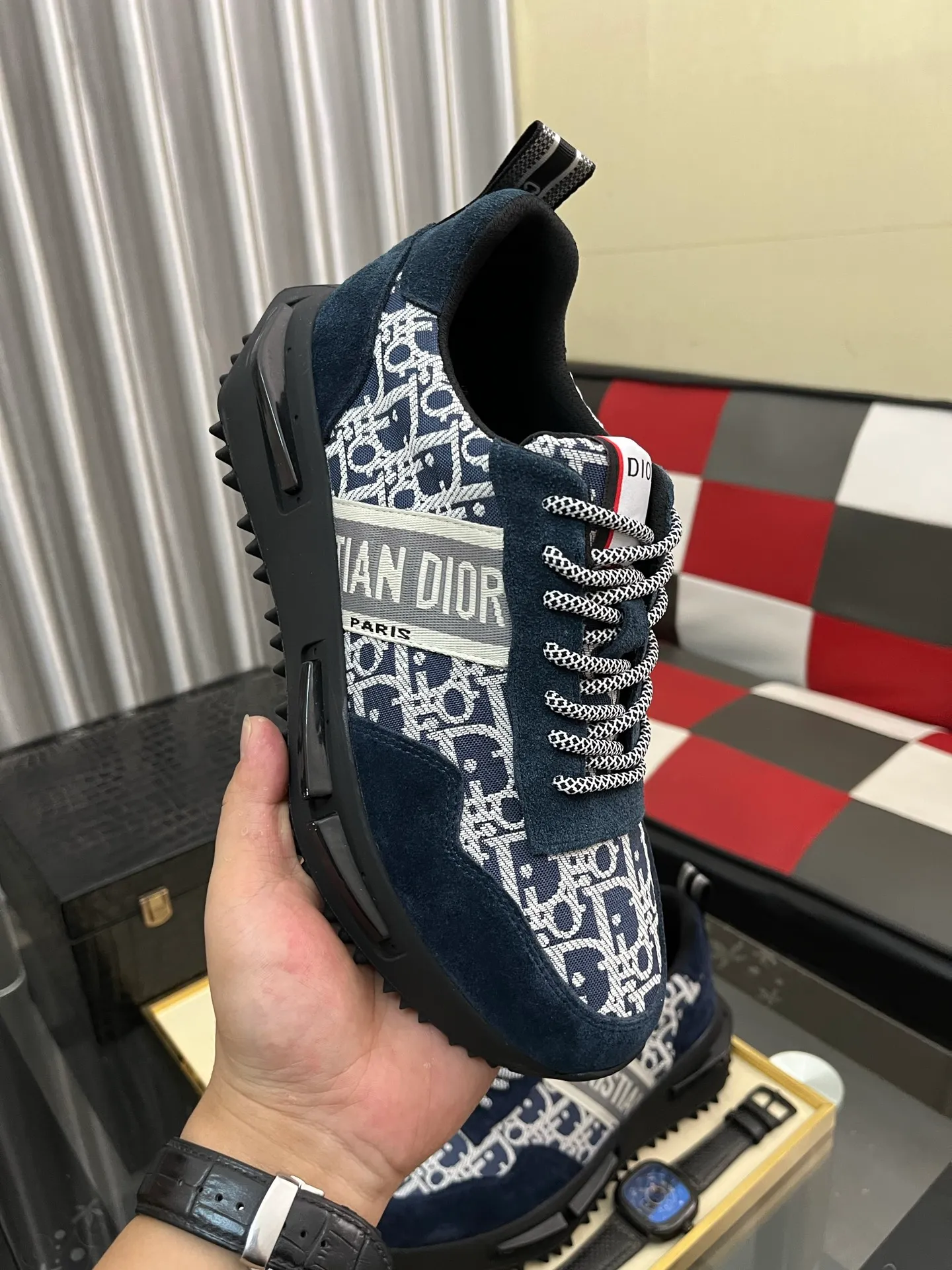 Men's shoes💰458⌚️⌚️"Dior DIOR*" latest hot style casual shoes, top brand [seduce] luxury~purchase, top~quality. [Strong] The upper is made of imported breathable cowhide with material ➕ breathable sheepskin feet (•) and fine workmanship. Code number: 38-442️⃣Colors available